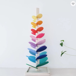 Arbre à pétales en bois