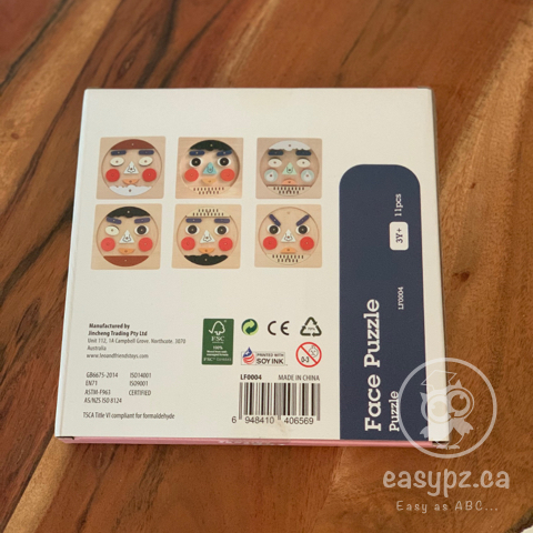 Casse-tête en bois pour enfants - Les émotions